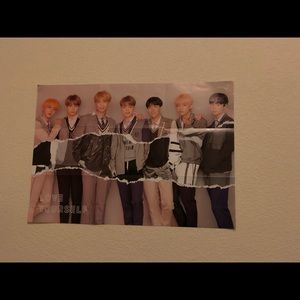 Free bts poster w/ purchase